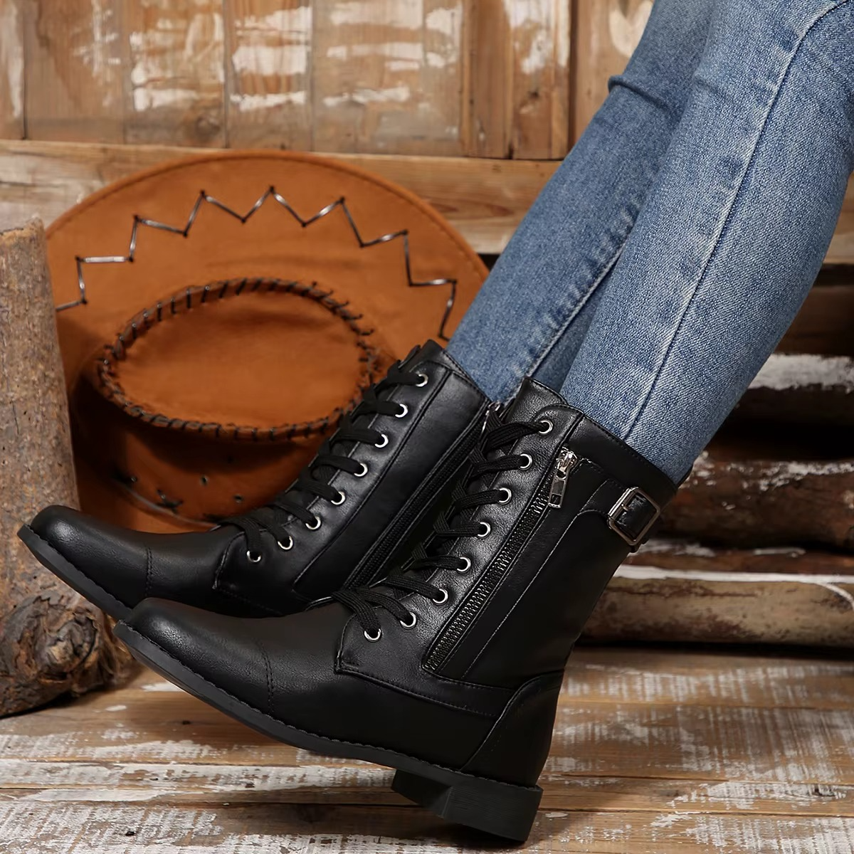Bottines à Lacets Qimala